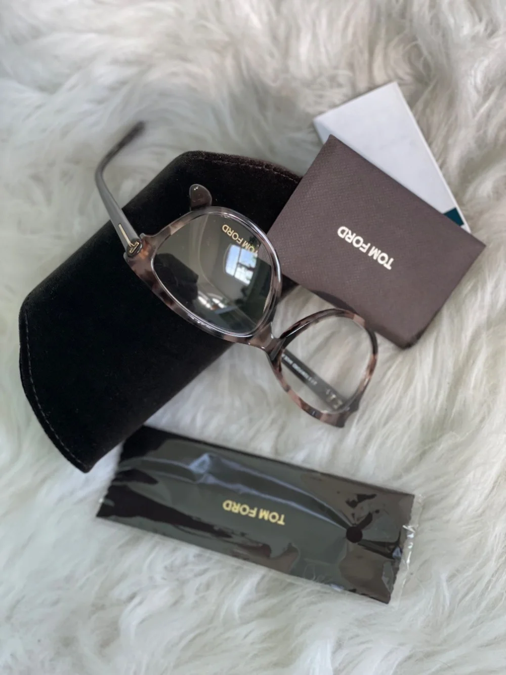 Tom Ford Glasses & Case.  Made In Italy